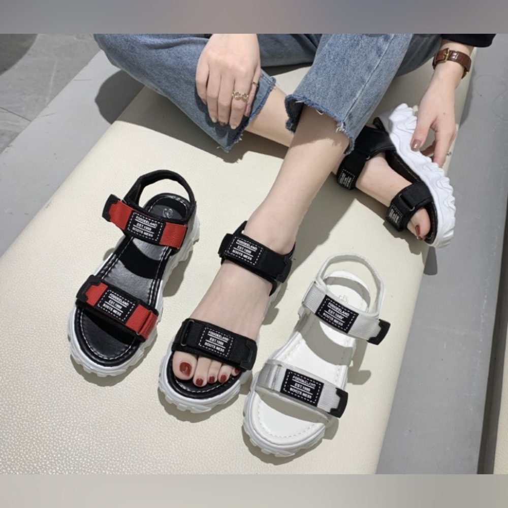 NIB SPORTY SANDALS MULTICOLOR - Picture 9 of 10